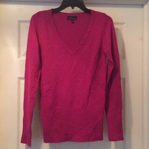 Women's dark pink sweater